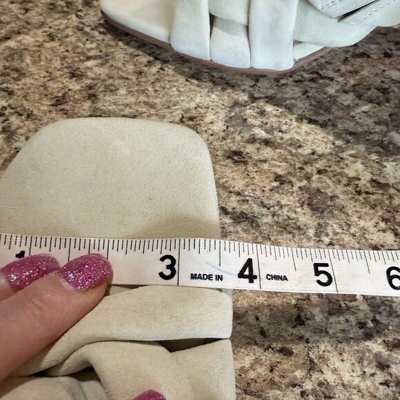 Journee Collection Cream High Heel Sandals - Picture 6 of 8